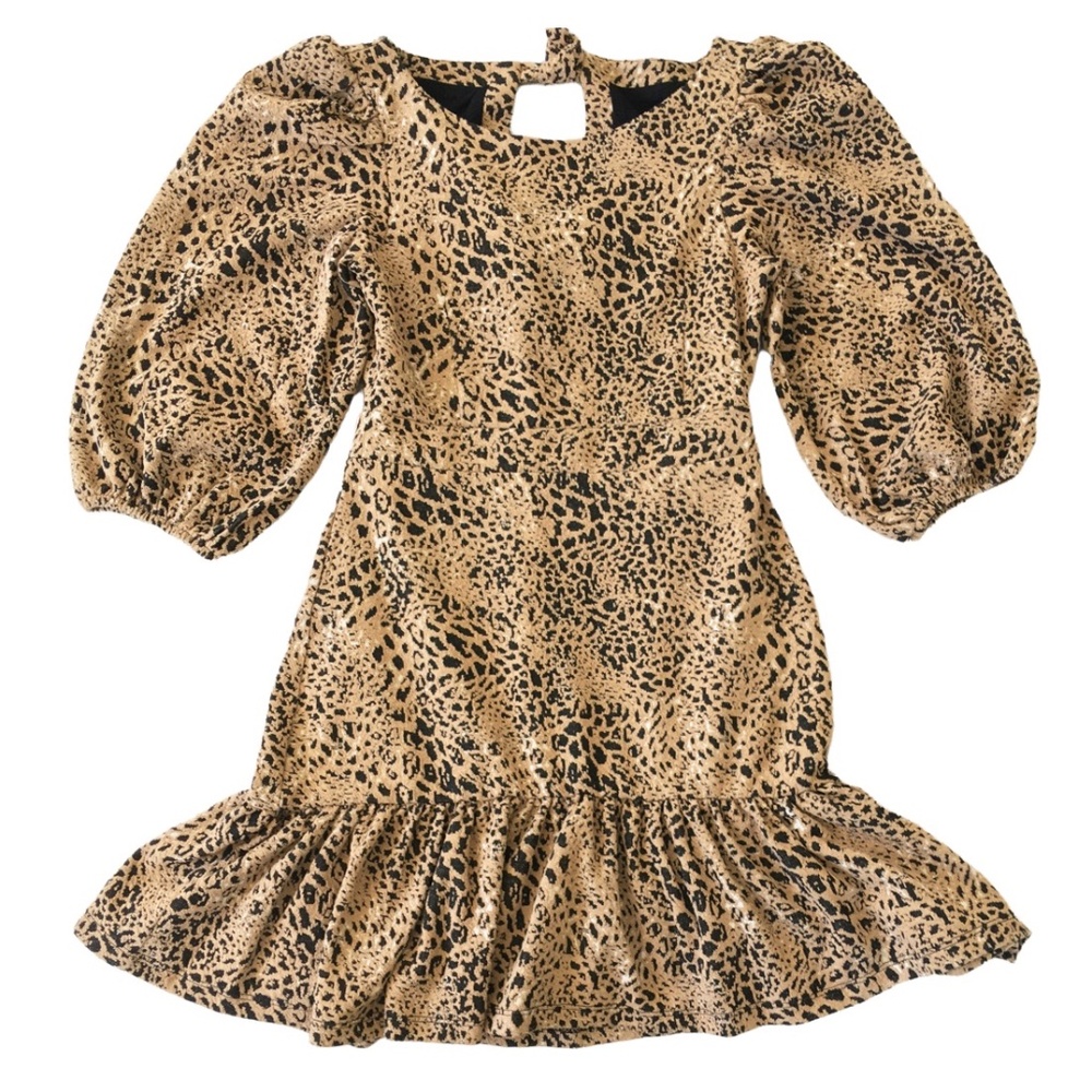 Anthropologie Maeve Knit Cut Out Back Mini Dress 6 Petite
